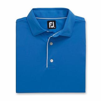 Men's Footjoy Golf Shirts Blue NZ-431688